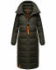 Navahoo Kristallblume Damen Winterjacke lang B926 Dark Olive Größe XS - Gr. 34