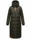 Navahoo Kristallblume Damen Winterjacke lang B926 Dark Olive Größe M - Gr. 38