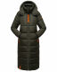 Navahoo Kristallblume Damen Winterjacke lang B926 Dark Olive Größe M - Gr. 38