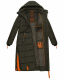 Navahoo Kristallblume Damen Winterjacke lang B926 Dark Olive Größe XL - Gr. 42
