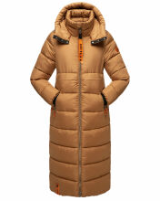 Navahoo Kristallblume Damen Winterjacke lang B926 Camel Größe L - Gr. 40