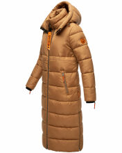 Navahoo Kristallblume Damen Winterjacke lang B926 Camel Größe L - Gr. 40