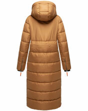 Navahoo Kristallblume Damen Winterjacke lang B926 Camel Größe L - Gr. 40