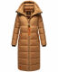 Navahoo Kristallblume Damen Winterjacke lang B926 Camel Größe L - Gr. 40