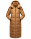 Navahoo Kristallblume Damen Winterjacke lang B926 Camel Größe L - Gr. 40