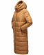 Navahoo Kristallblume Damen Winterjacke lang B926 Camel Größe L - Gr. 40