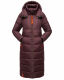 Navahoo Kristallblume Damen Winterjacke lang B926 Weinrot Größe M - Gr. 38