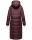 Navahoo Kristallblume Damen Winterjacke lang B926 Weinrot Größe M - Gr. 38