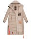 Navahoo Kristallblume Damen Winterjacke lang B926 Taupe Größe XS - Gr. 34