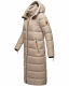 Navahoo Kristallblume Damen Winterjacke lang B926 Taupe Größe XL - Gr. 42