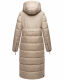 Navahoo Kristallblume Damen Winterjacke lang B926 Taupe Größe XL - Gr. 42