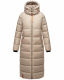 Navahoo Kristallblume Damen Winterjacke lang B926 Taupe Größe XXL - Gr. 44