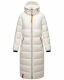 Navahoo Kristallblume Damen Winterjacke lang B926 Offwhite Größe XXL - Gr. 44