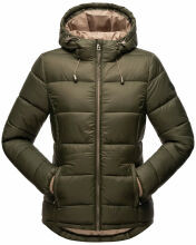 Marikoo Leandraa Damen Winter Jacke B927 Olive Größe 34 - Gr. 34