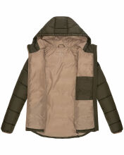 Marikoo Leandraa Damen Winter Jacke B927 Olive Größe 34 - Gr. 34