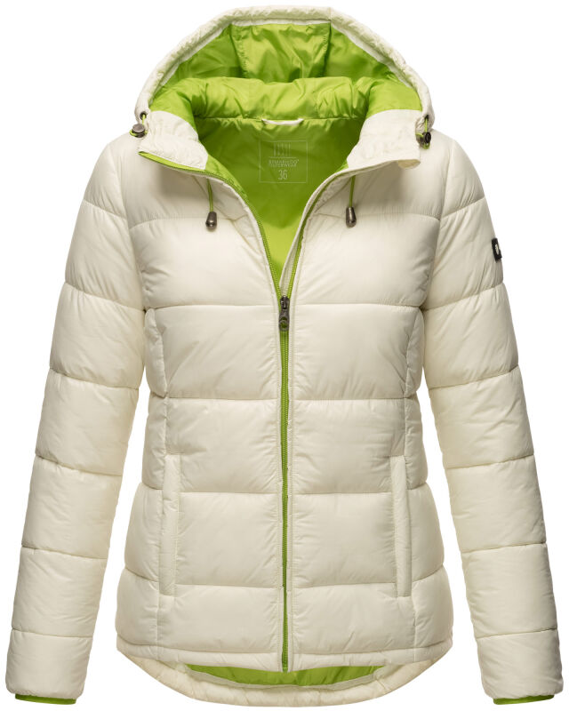 Marikoo Leandraa Damen Steppjacke Offwhite