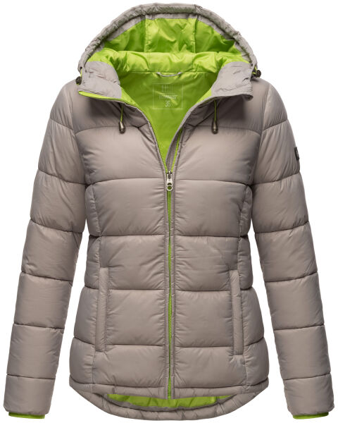 Marikoo Leandraa Damen Winter Jacke B927 Zink Grau Größe 34 - Gr. 34