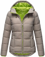 Marikoo Leandraa Damen Winter Jacke B927 Zink Grau...