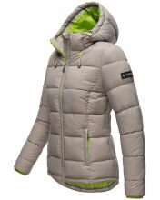 Marikoo Leandraa Damen Winter Jacke B927 Zink Grau Größe 38 - Gr. 38