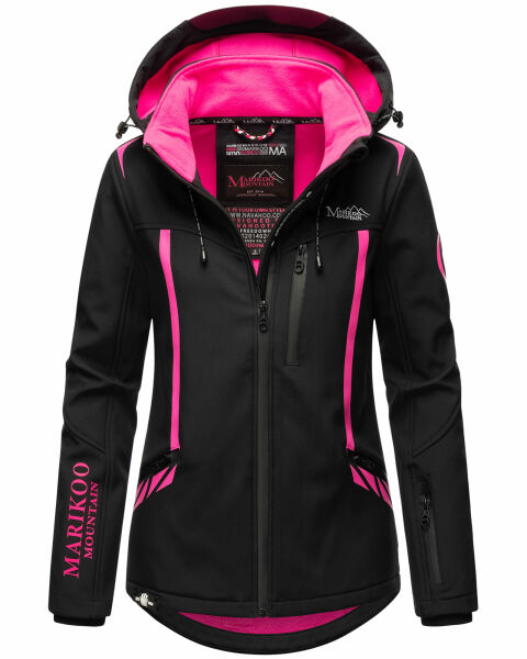 Marikoo Mountain Mount-Cho-Oyu Damen Jacke B928 Schwarz Größe XS - Gr. 34