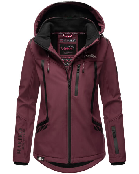 Marikoo Mountain Mount-Cho-Oyu Damen Jacke B928 Weinrot Größe XS - Gr. 34