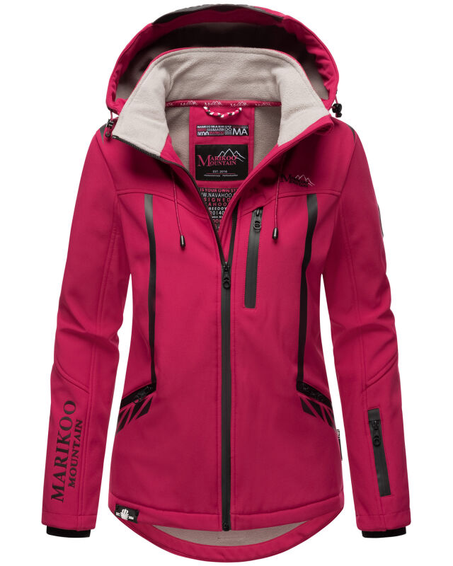Marikoo Mountain Mount-Cho-Oyu Damen Jacke B928 Fuchsia Gr&ouml;&szlig;e XS - Gr. 34