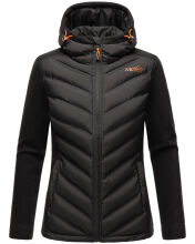 Marikoo Mountain Mount Haruna Damen Fleece Hybrid Jacke Wanderjacke Bordeaux Größe XL - Gr. 42