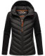 Marikoo Mountain Mount Haruna Damen Fleece Hybrid Jacke Wanderjacke Bordeaux Größe XL - Gr. 42