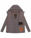 Marikoo Mountain Mount Haruna Ladies Jacket Fleece Hybrid Grau Größe L - Gr. 40