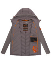 Marikoo Mountain Mount Haruna Damen Fleece Hybrid Jacke Wanderjacke Grau Gr&ouml;&szlig;e XL - Gr. 42