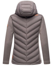 Marikoo Mountain Mount Haruna Damen Fleece Hybrid Jacke Wanderjacke Grau Gr&ouml;&szlig;e XXL - Gr. 44