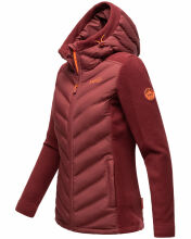 Marikoo Mountain Mount Haruna Damen Fleece Hybrid Jacke Wanderjacke Navy Gr&ouml;&szlig;e M - Gr. 38