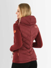 Marikoo Mountain Mount Haruna Damen Fleece Hybrid Jacke Wanderjacke Navy Gr&ouml;&szlig;e XL - Gr. 42