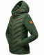 Marikoo Mountain Mount Haruna Damen Fleece Hybrid Jacke Wanderjacke Offwhite Größe S - Gr. 36