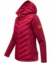 Marikoo Mountain Mount Haruna Damen Fleece Hybrid Jacke Wanderjacke Powder Rose Gr&ouml;&szlig;e L - Gr. 40