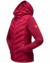 Marikoo Mountain Mount Haruna Damen Fleece Hybrid Jacke Wanderjacke Powder Rose Gr&ouml;&szlig;e XL - Gr. 42