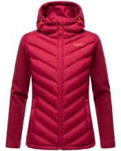 Marikoo Mountain Mount Haruna Damen Fleece Hybrid Jacke Wanderjacke Powder Rose Gr&ouml;&szlig;e XS - Gr. 34