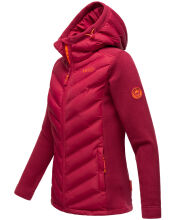 Marikoo Mountain Mount Haruna Damen Fleece Hybrid Jacke Wanderjacke Powder Rose Gr&ouml;&szlig;e XS - Gr. 34