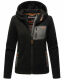 Marikoo Mount Iwaki Damen Fleecejacke Schwarz Größe XS - Gr. 34