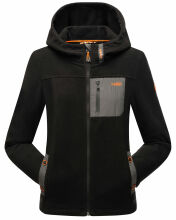 Marikoo Mount Iwaki Damen Fleecejacke Schwarz Größe M - Gr. 38