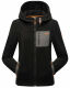Marikoo Mount Iwaki Damen Fleecejacke Schwarz Größe L - Gr. 40