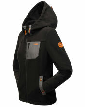 Marikoo Mount Iwaki Damen Fleecejacke Schwarz Größe XL - Gr. 42