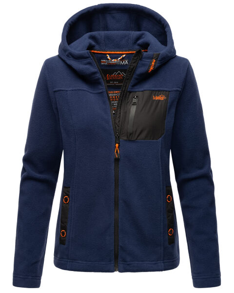 Marikoo Mount Iwaki Damen Fleecejacke Navy Größe XS - Gr. 34