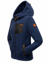 Marikoo Mount Iwaki Damen Fleecejacke Navy Größe XS - Gr. 34