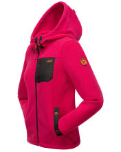 Marikoo Mount Iwaki Damen Fleecejacke Fuchsia Gr&ouml;&szlig;e XXL - Gr. 44