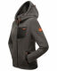 Marikoo Mount Iwaki Damen Fleecejacke Anthrazit Größe XS - Gr. 34