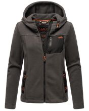 Marikoo Mount Iwaki Damen Fleecejacke Anthrazit Gr&ouml;&szlig;e L - Gr. 40