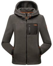 Marikoo Mount Iwaki Damen Fleecejacke Anthrazit Gr&ouml;&szlig;e XXL - Gr. 44