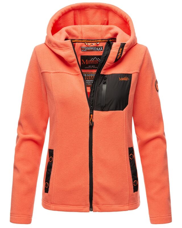 Marikoo Mount Iwaki Damen Fleecejacke Coral