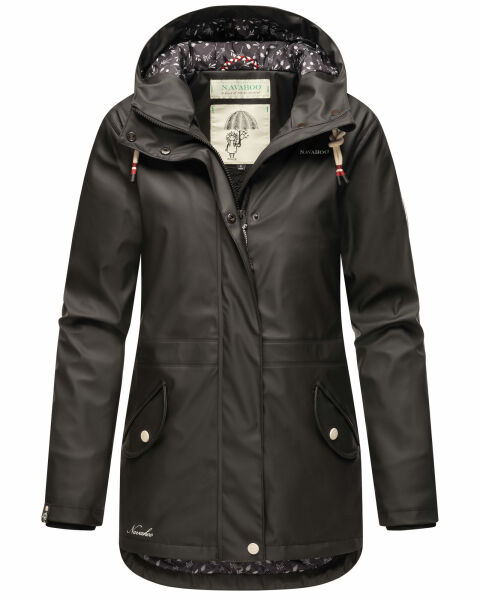 Navahoo Ocean Heart Damen Winterjacke B933 Schwarz Größe M - Gr. 38